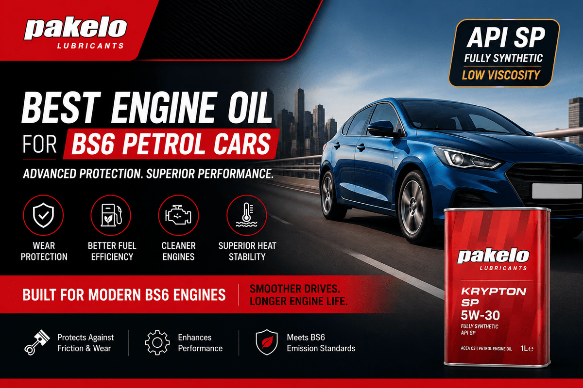 Best Engine Oil for BS6 Petrol Cars: Why API SP Synthetic Oil Matters - Pakelo India Since 1930