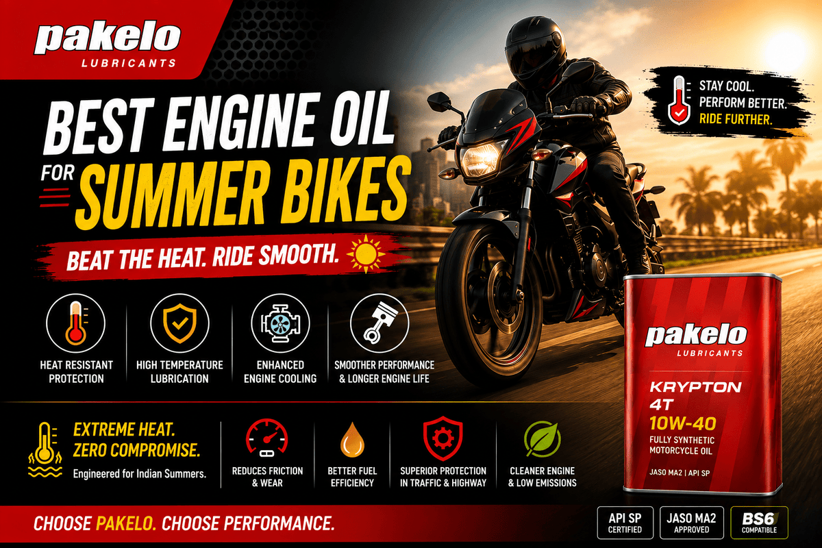 Best Engine Oil for Summer Bikes: Stay Cool in Extreme Heat - Pakelo India Since 1930