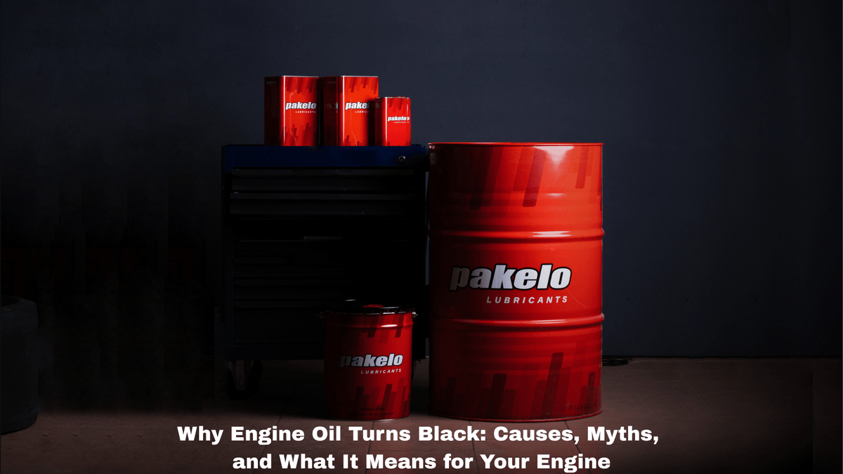 Why Engine Oil Turns Black: Causes, Myths, and What It Means for Your Engine - Pakelo India Since 1930